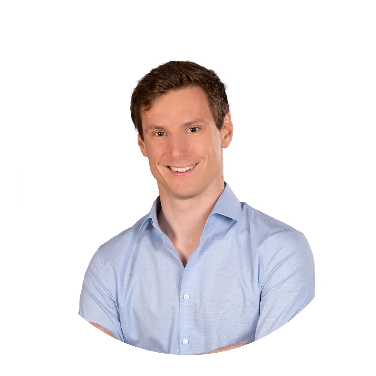 Webdesigner tritt mit einem Kunden in Kontakt.